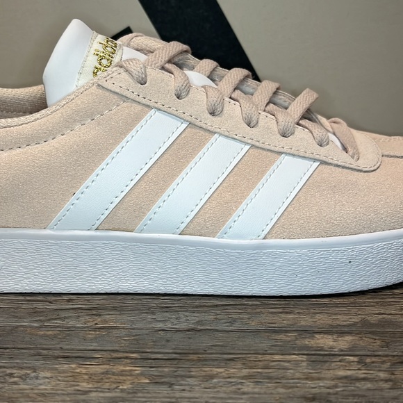 NWT Adidas Adidas VL Court 2.0 Women's Shoes - Light Pink - H06114 - Picture 4 of 11